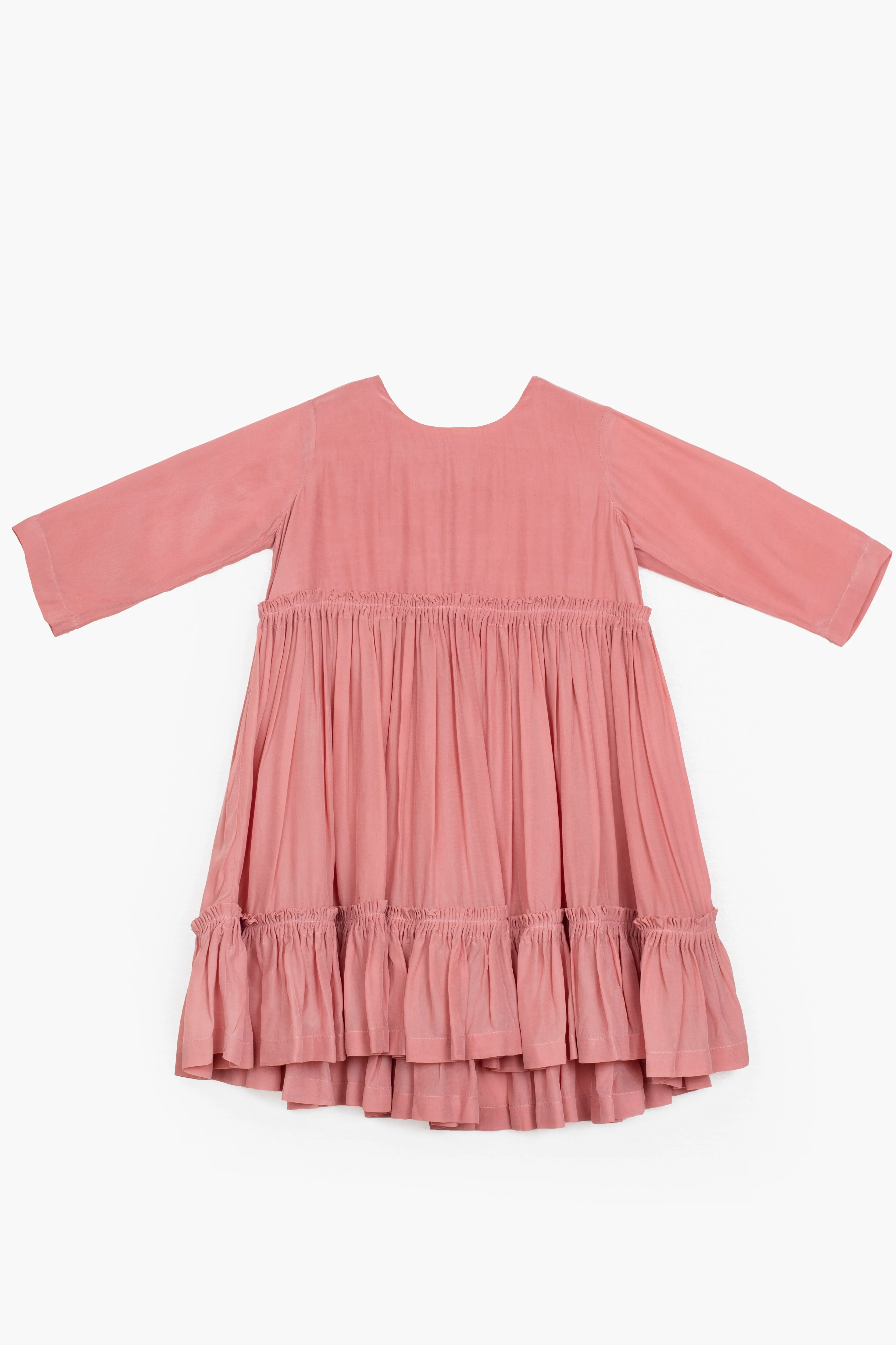Three  I   Frill Dress  Crepe