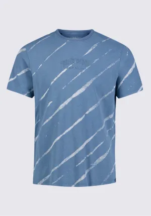 Tibug Men's Printed T-shirt in Mirage Blue - BM24320