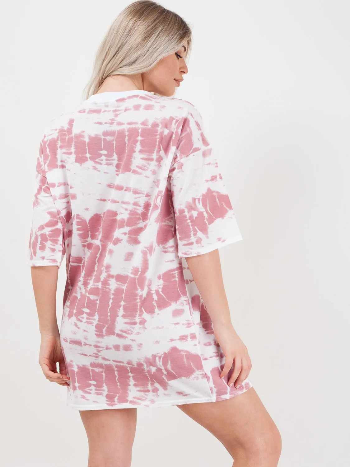 Tie Dye Oversized Boyfriend Tunic T-Shirt