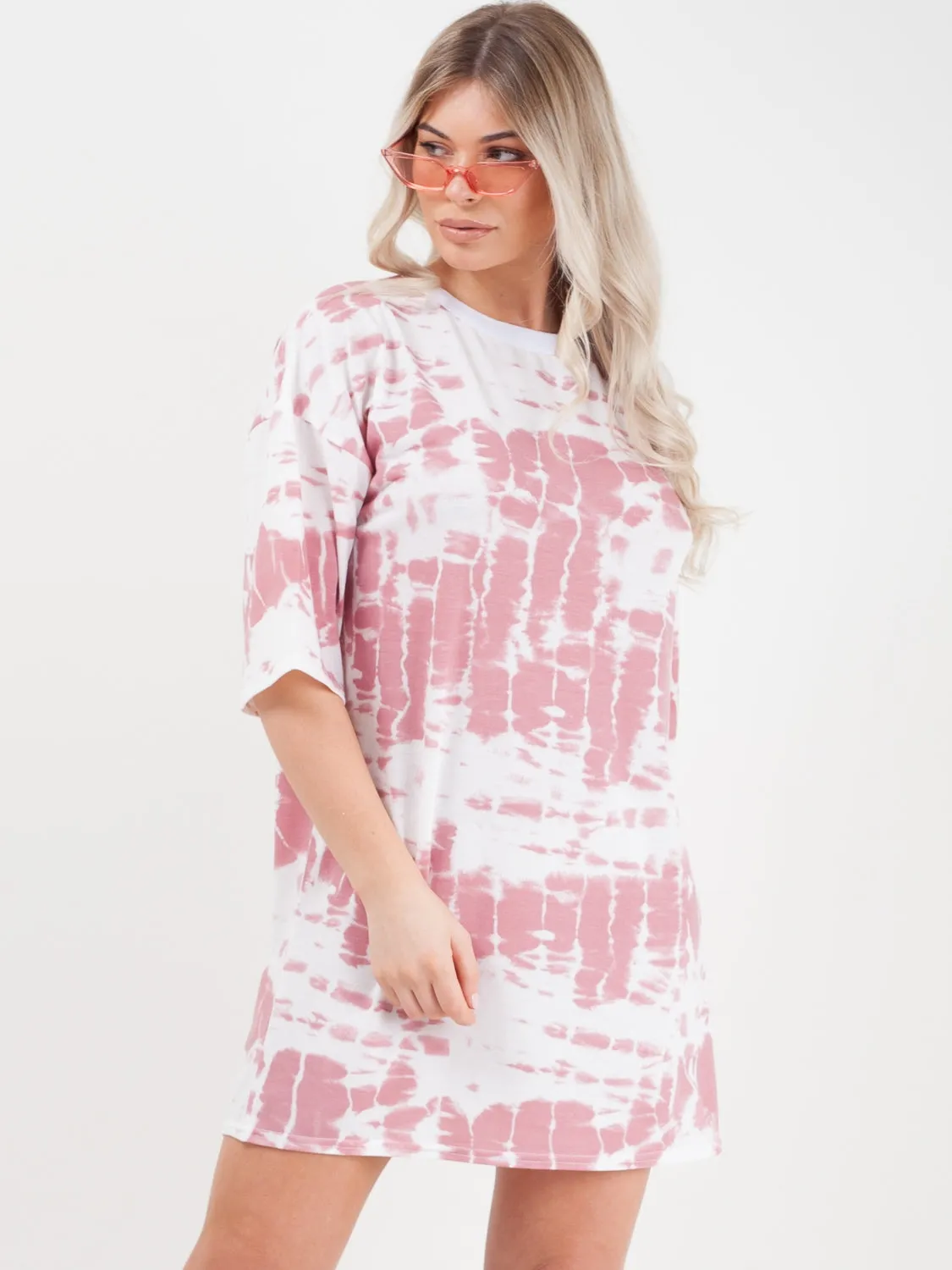 Tie Dye Oversized Boyfriend Tunic T-Shirt