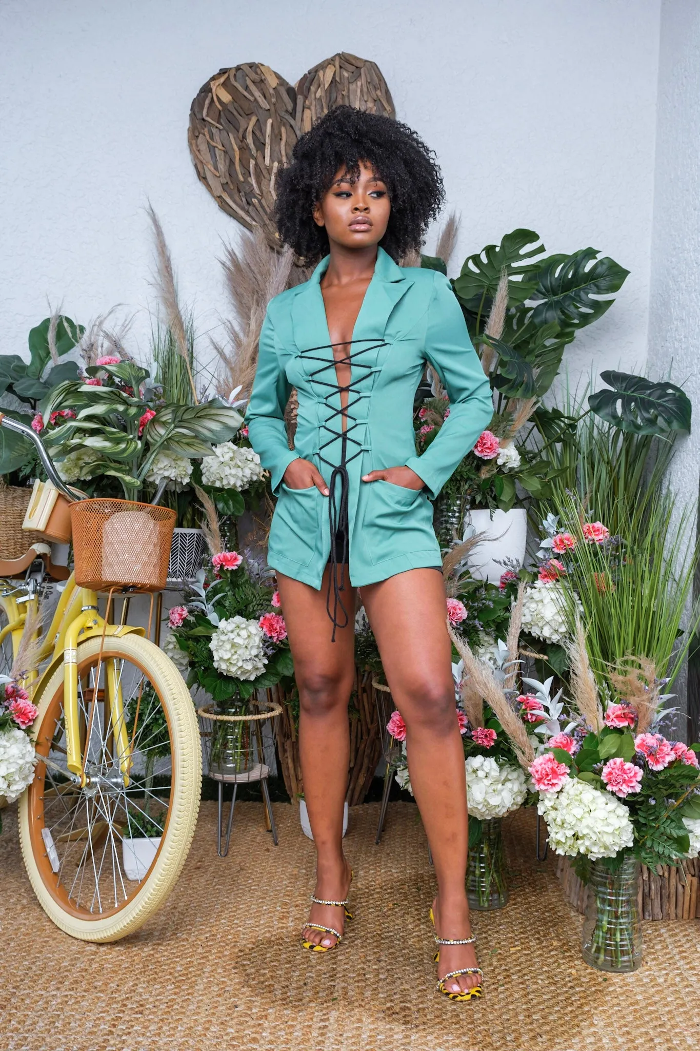 Tie Me Up Green Jacket