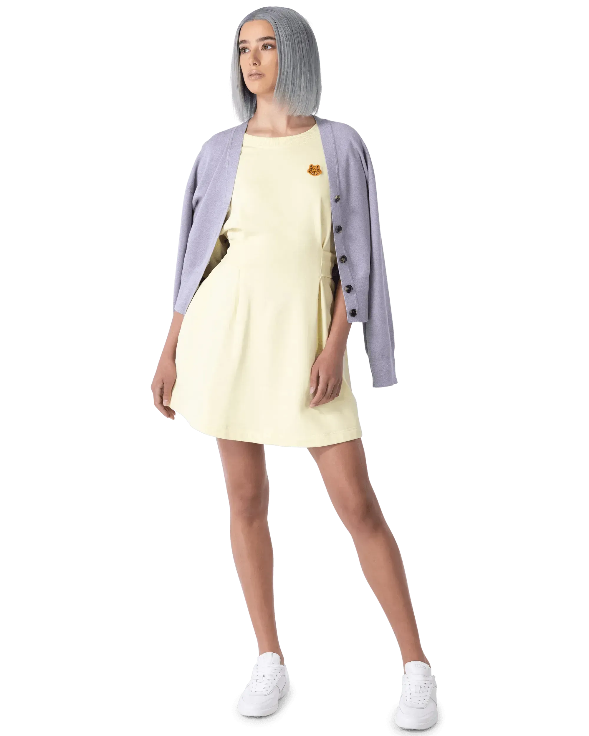 Tiger Crest Banded Waist Dress