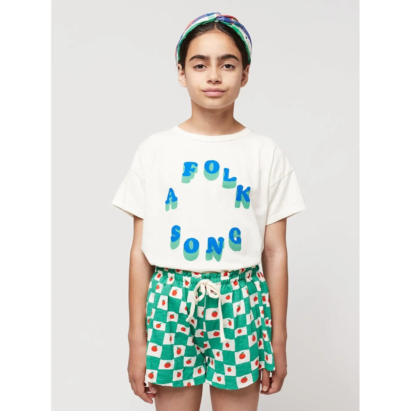 Tomato All Over Ruffle Shorts