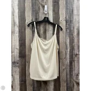 Top Sleeveless Basic By Cato In Beige, Size: Xl