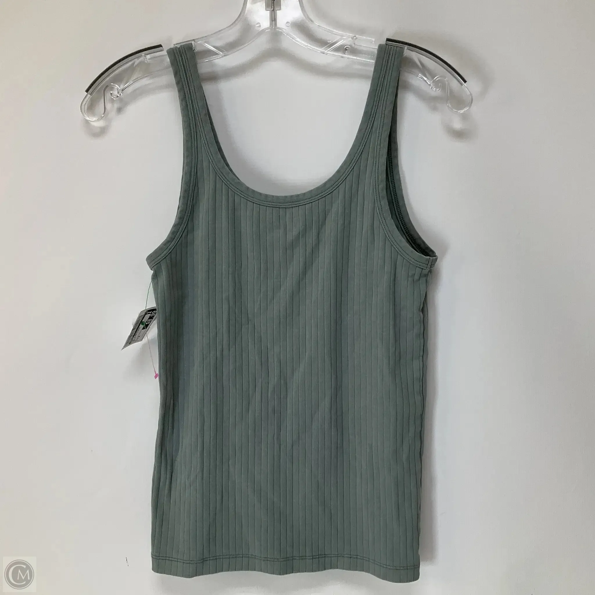 Top Sleeveless By Aerie In Green, Size: M