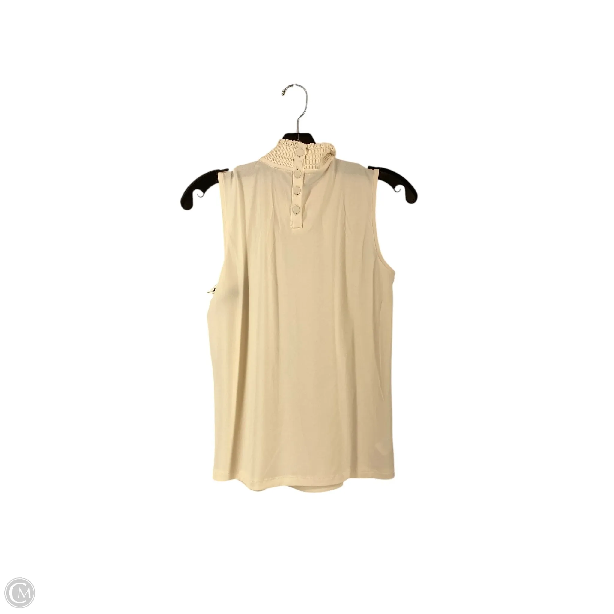 Top Sleeveless By Ann Taylor In White, Size: Xs