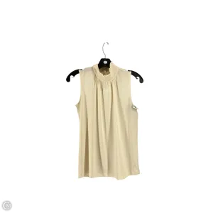 Top Sleeveless By Ann Taylor In White, Size: Xs