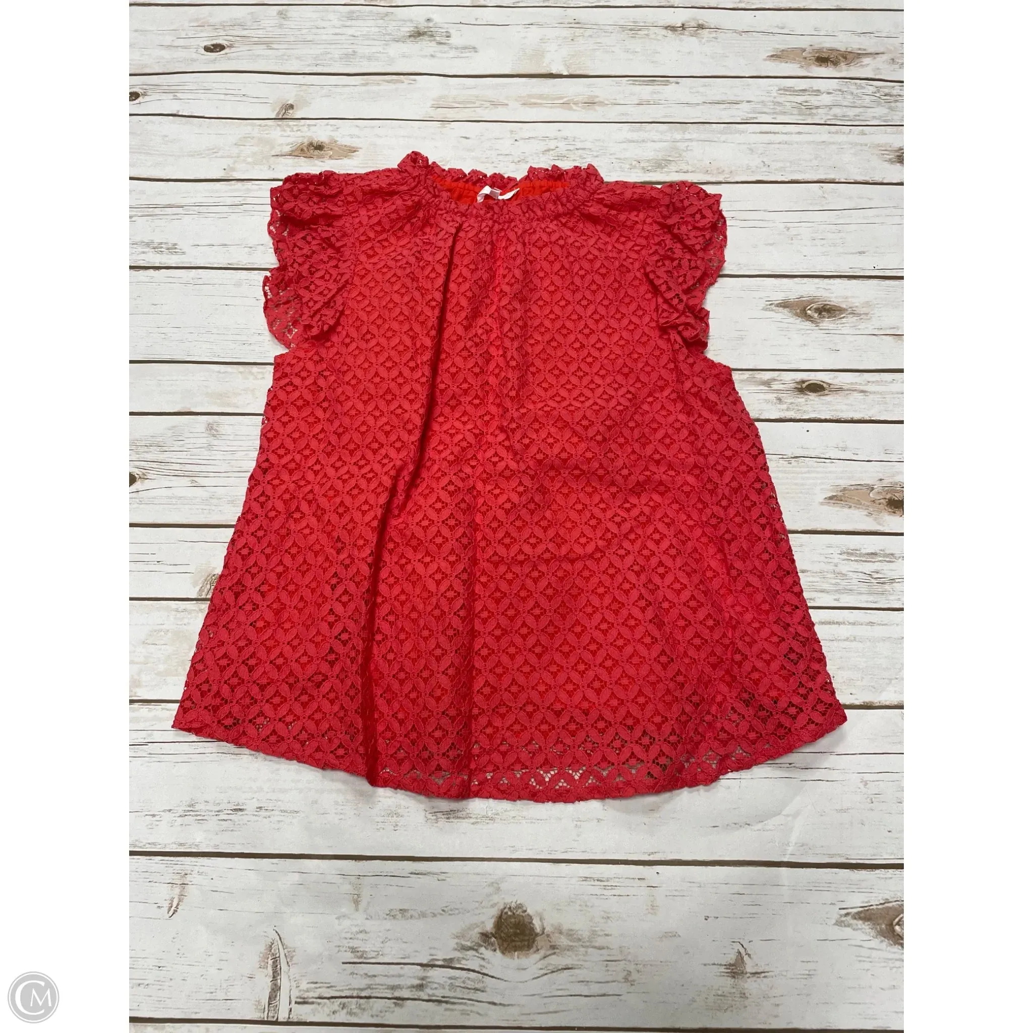 Top Sleeveless By Ces Femme In Red, Size: L