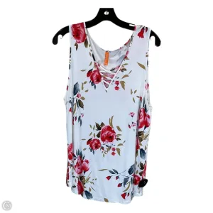 Top Sleeveless By Clothes Mentor In Multi-colored, Size: 1x