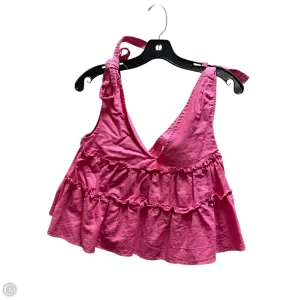 Top Sleeveless By Clothes Mentor In Pink, Size: 2