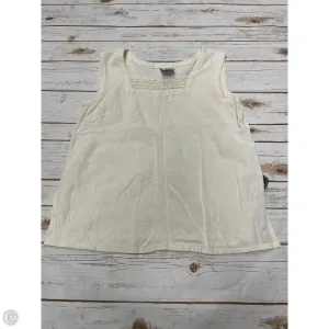 Top Sleeveless By Cme In Tan, Size: S