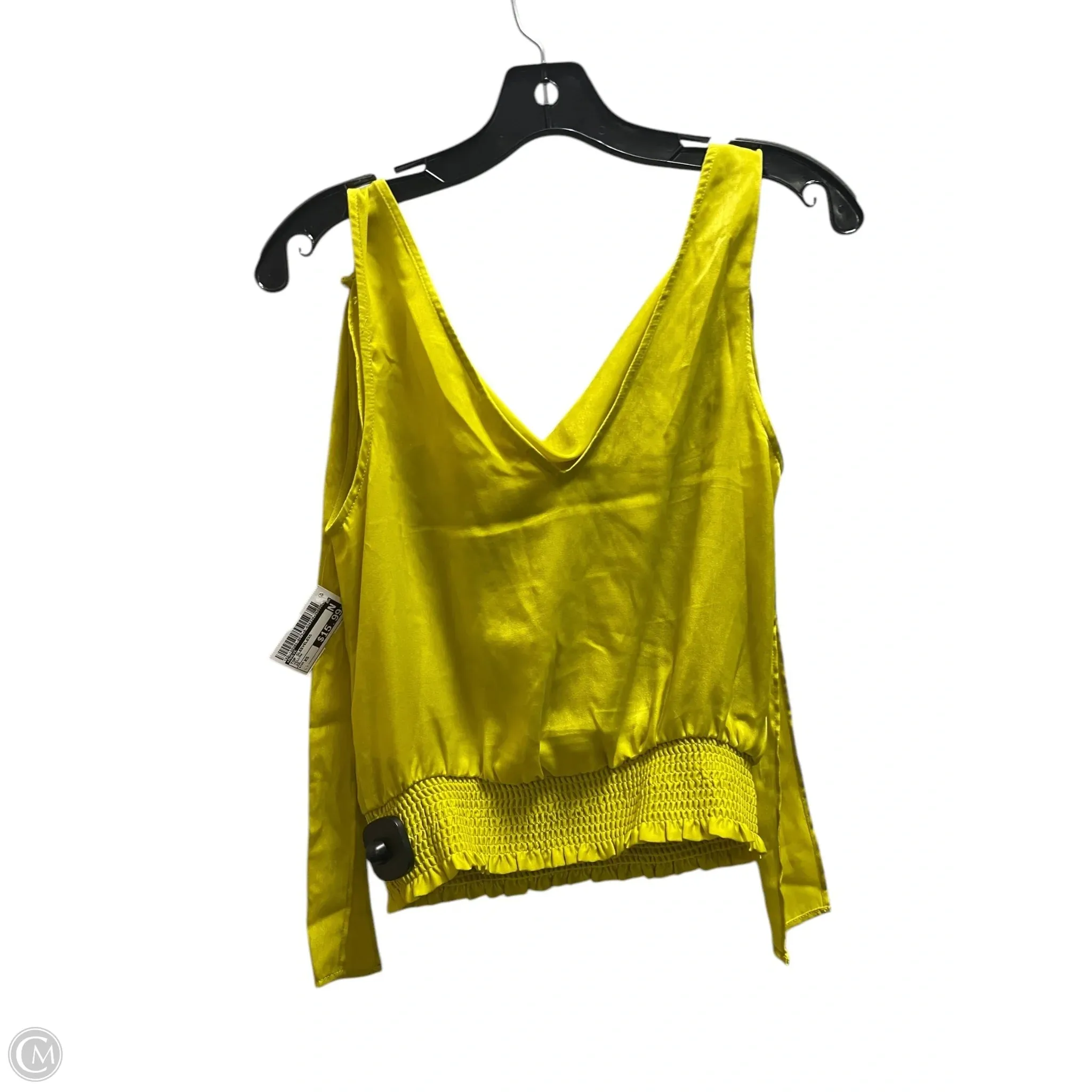 Top Sleeveless By Maeve In Yellow, Size: Xs