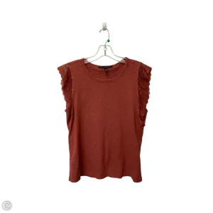 Top Sleeveless By White House Black Market In Red, Size: M