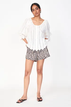 Track Shorts in Sandy Shell