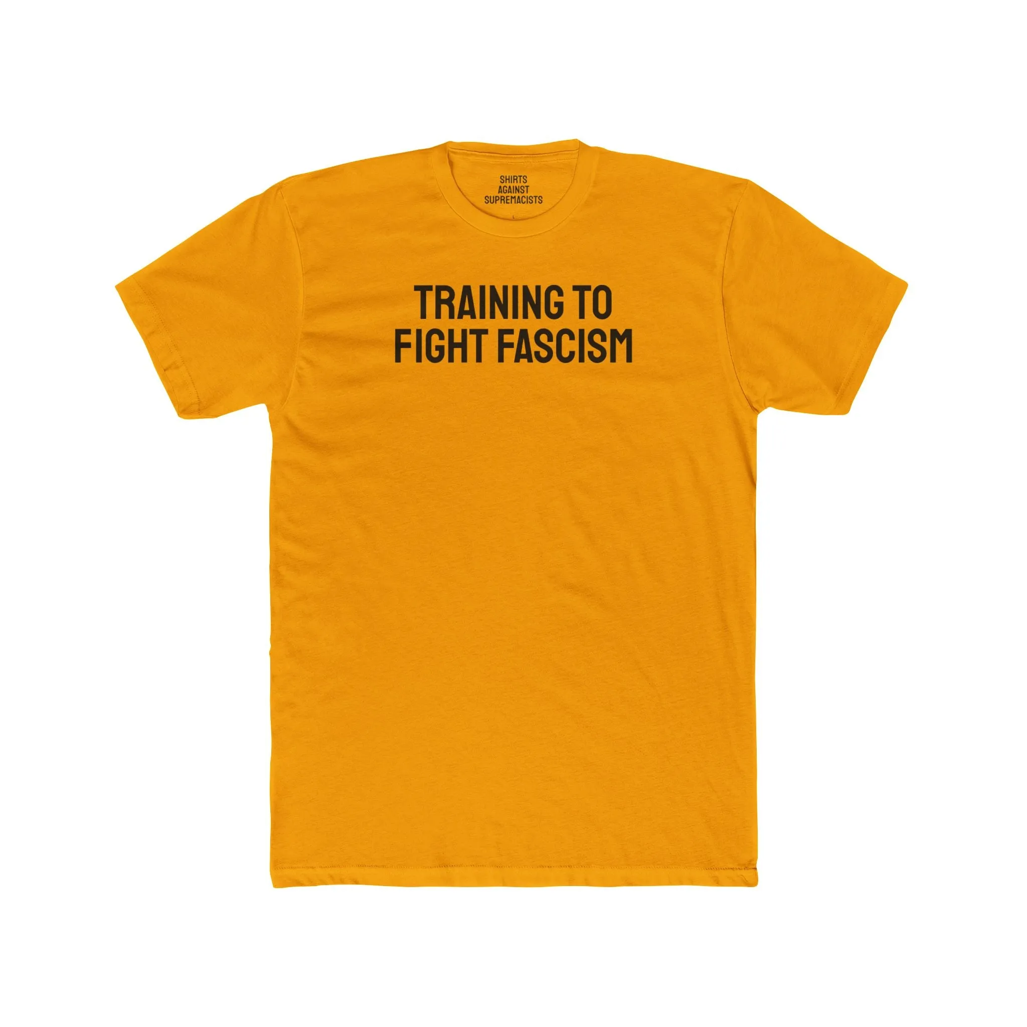 Training To Fight Fascism - Unisex Cotton Crew Tee