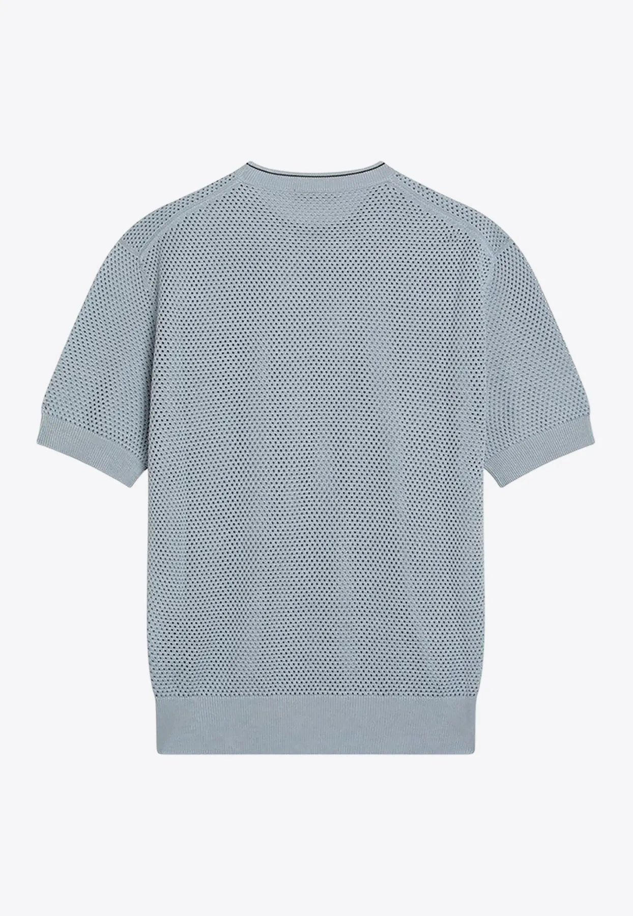 Triangle Logo Perforated T-shirt