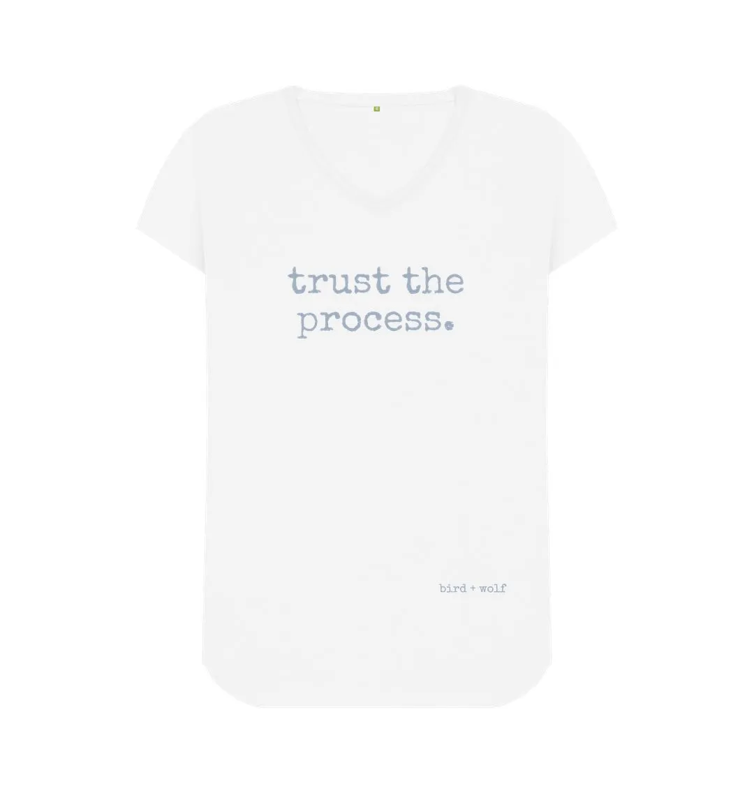 Trust The Process V Neck Tee