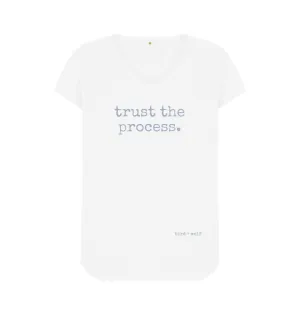 Trust The Process V Neck Tee