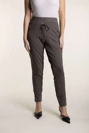 Two T's Ponte Panelled Leggings Clove