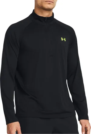 Under Armour Tech Half Zip Long Sleeve Mens Training Top - Black