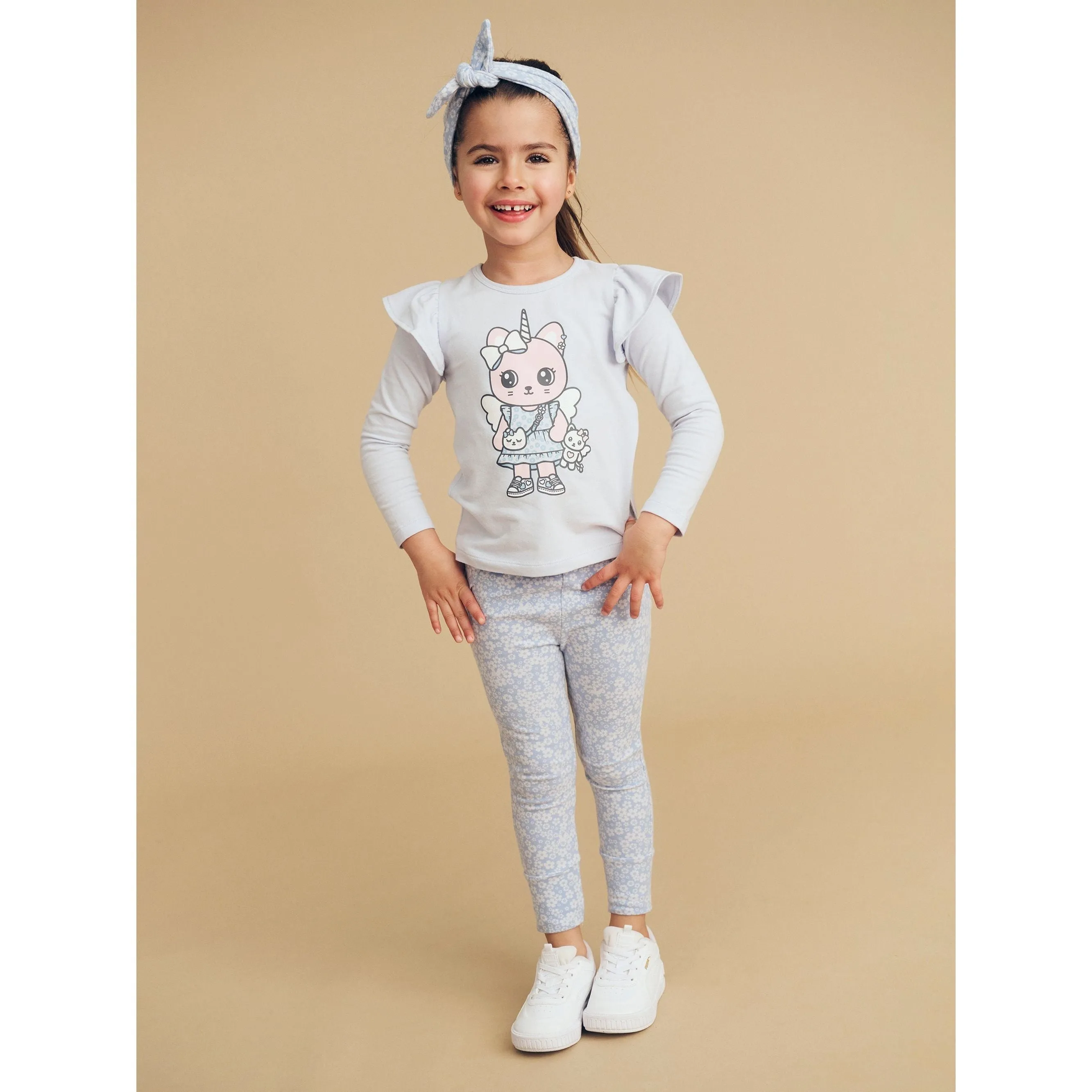 Unicorn Surprise Legging Dusty Blue
