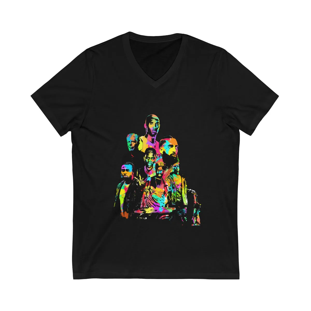 Unisex Jersey Short Sleeve V-Neck Tee