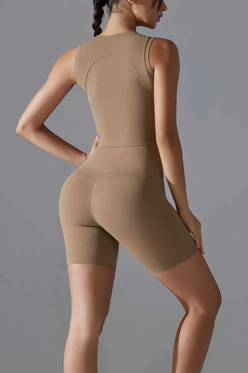 US3525 Workout Tank and Shorts Set
