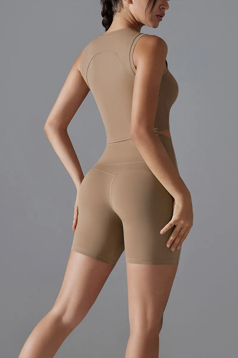 US3525 Workout Tank and Shorts Set