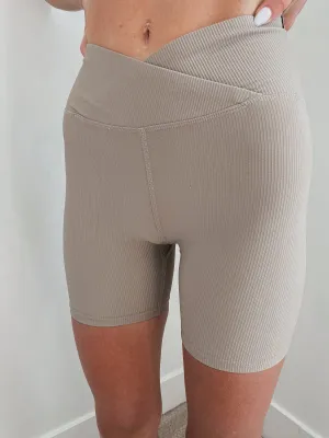 V-Cross High Waisted Biker Short