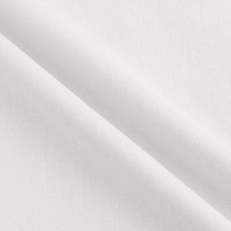 V-neck Cotton and Linen Shirt