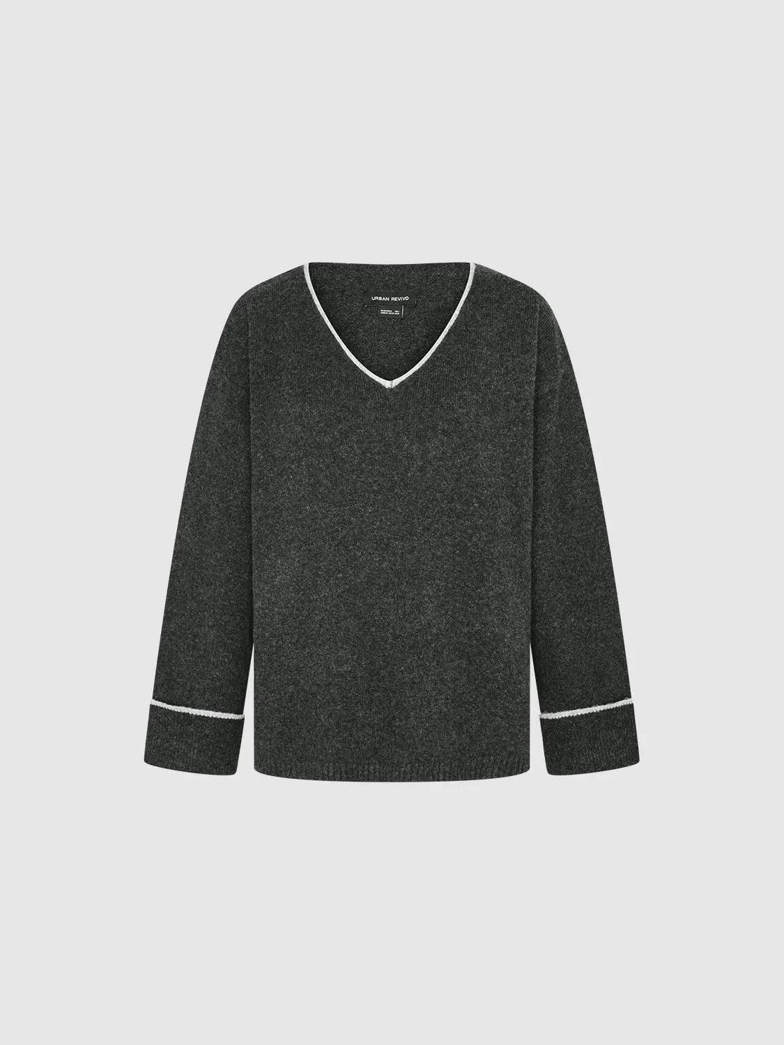 V-Neck Knitted T-Shirts