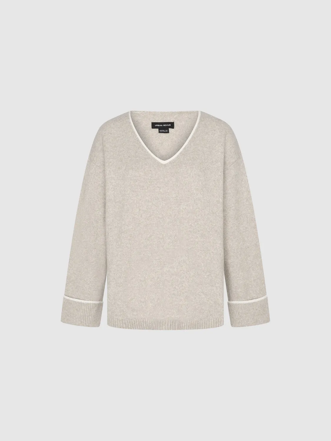 V-Neck Knitted T-Shirts