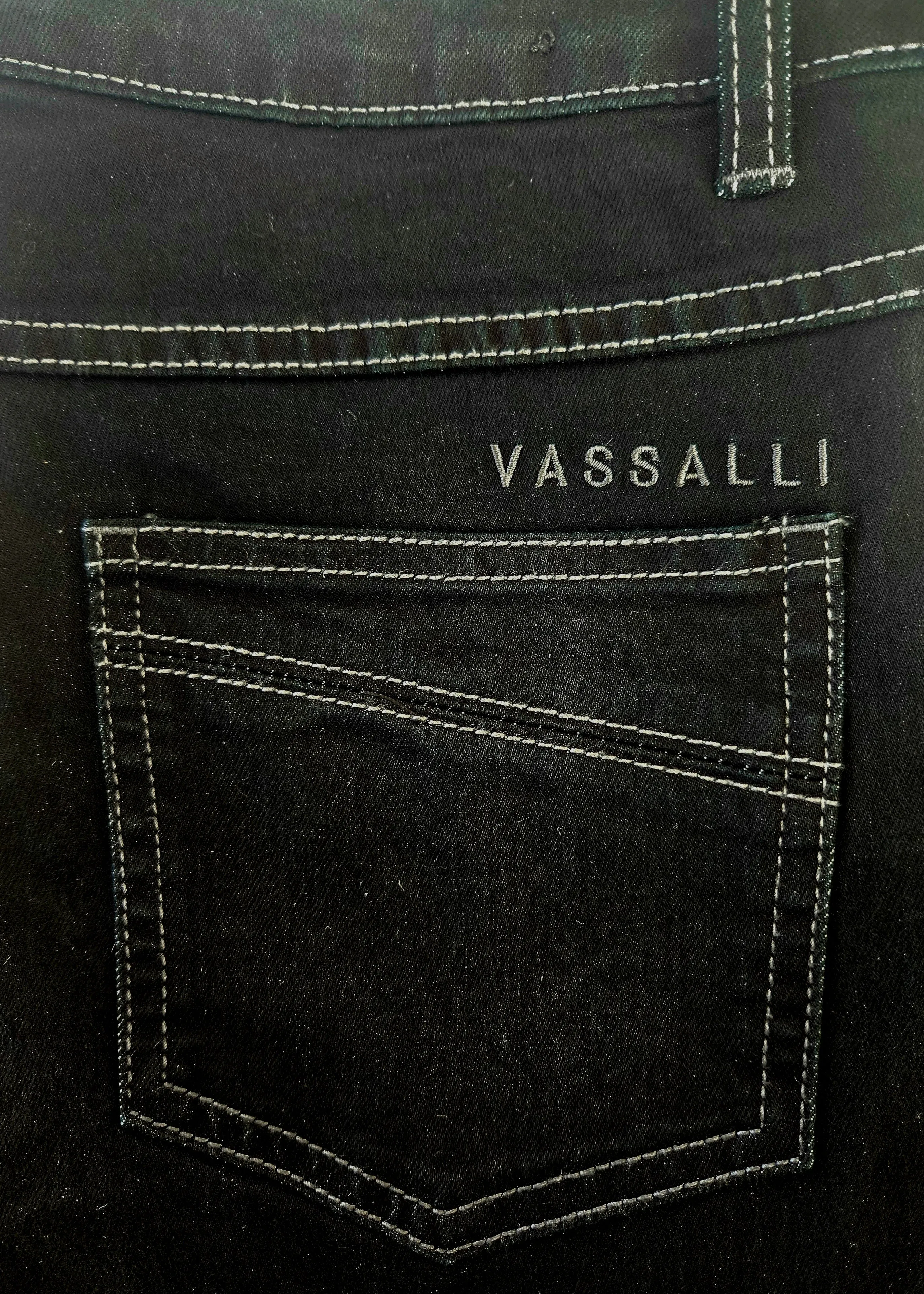 Vassalli Slim leg jean | Black Denim