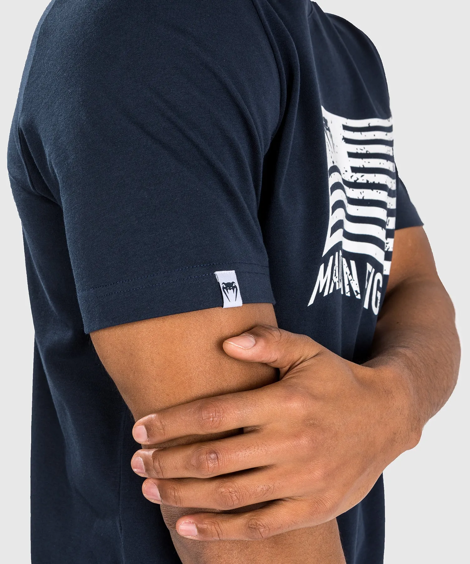 Venum Made in Fightland T-shirt - Marineblauw/wit