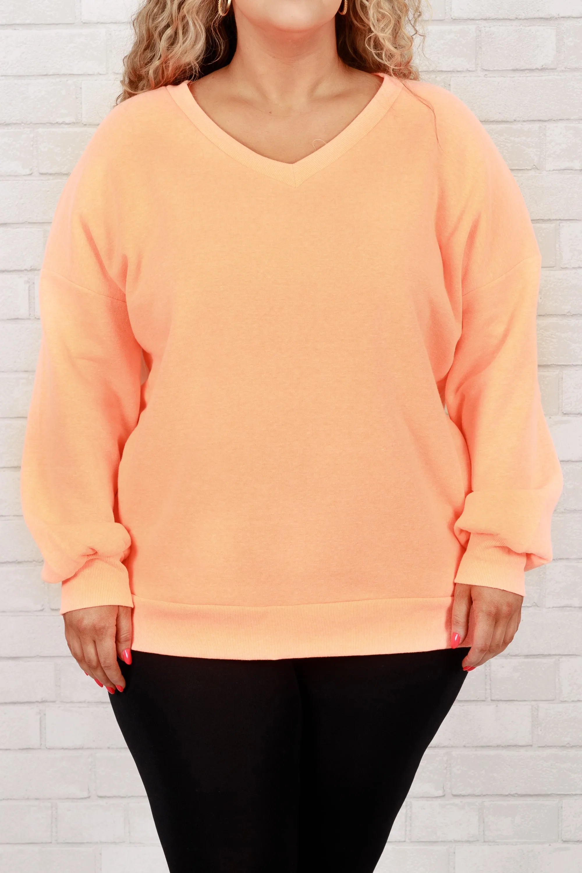 Very Special Sweatshirt, Neon Coral