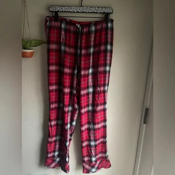 Victoria secret pj flannel checkered pants