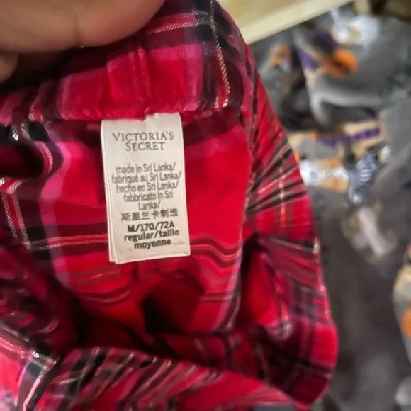 Victoria secret pj flannel checkered pants