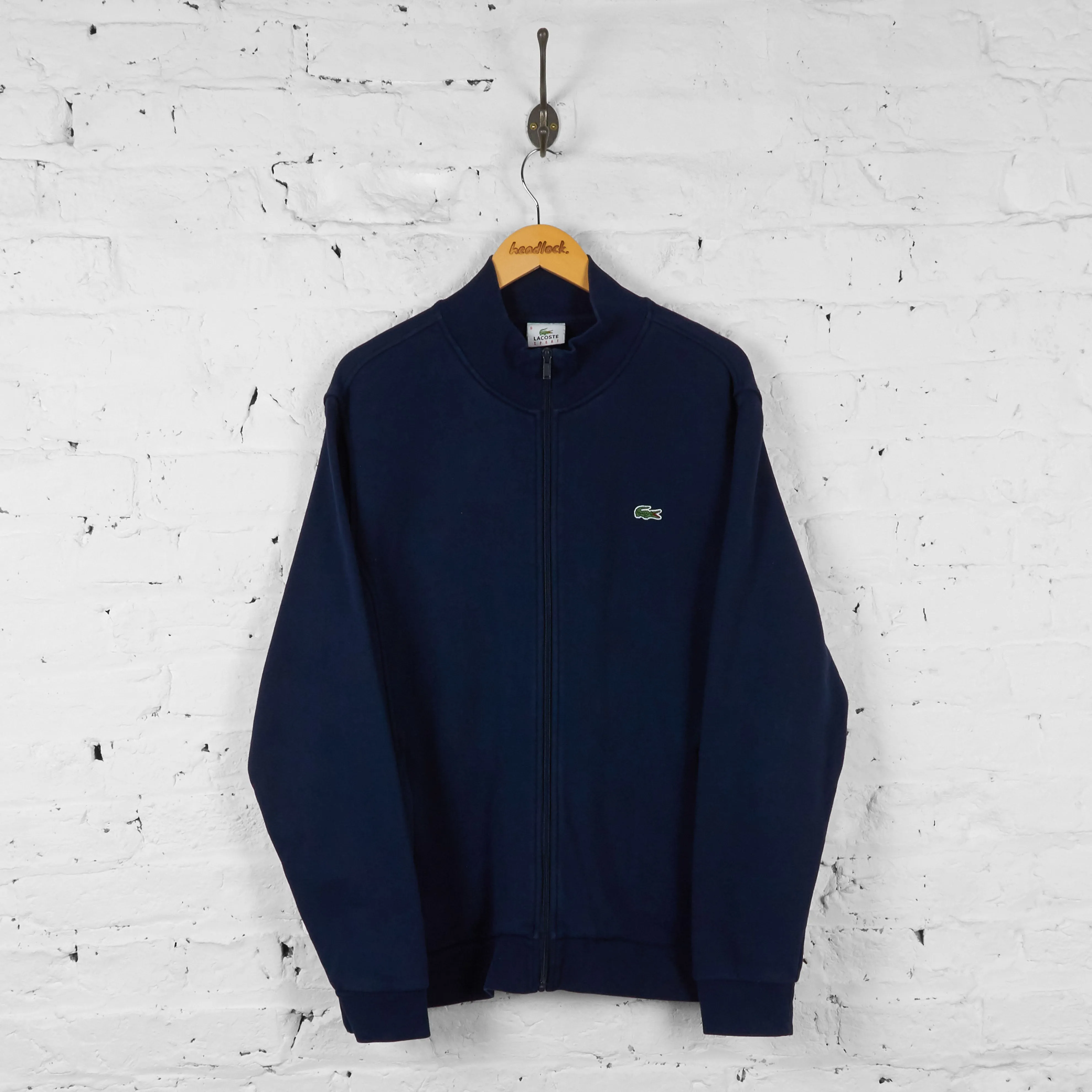 Vintage Lacoste Tracksuit Top - Navy - XL