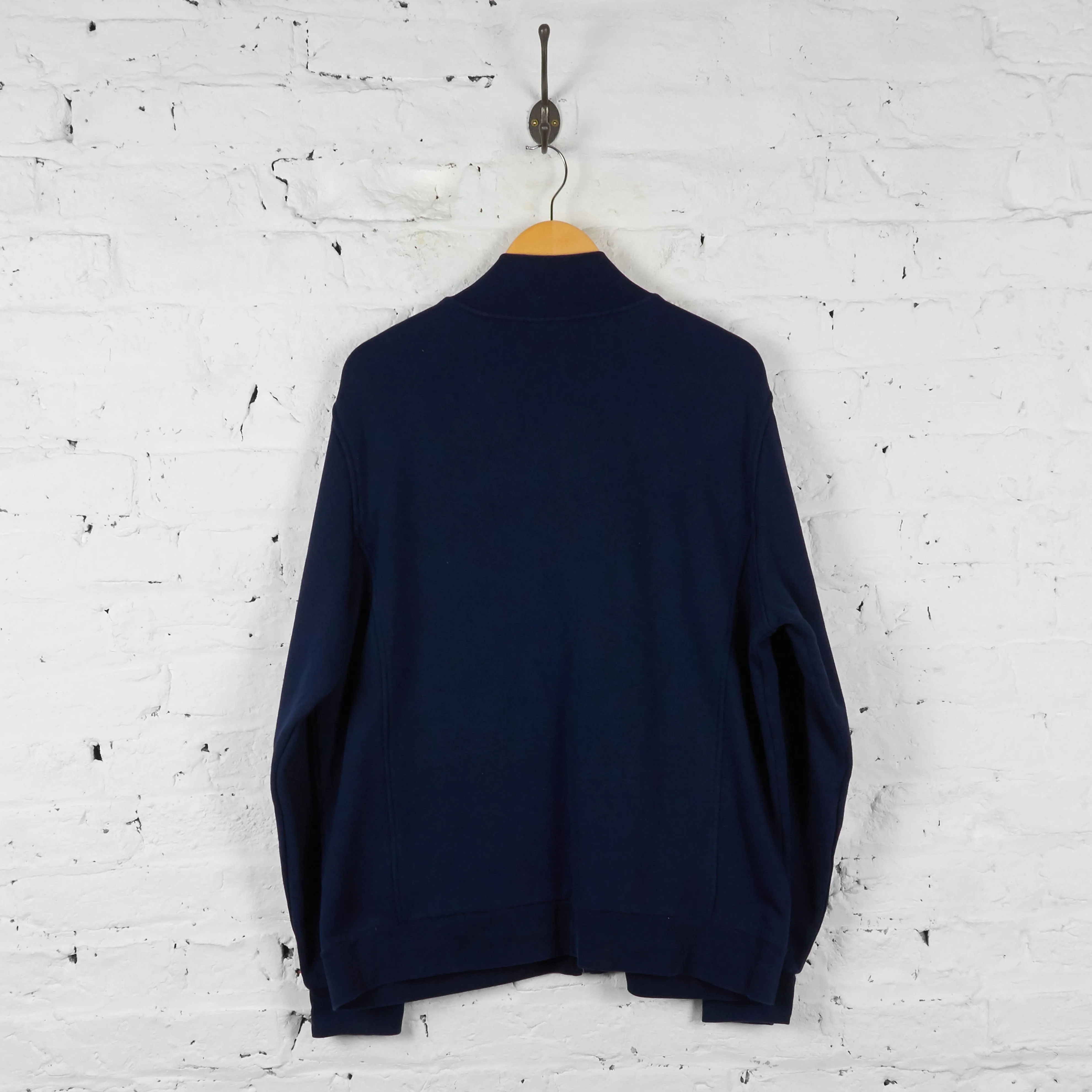 Vintage Lacoste Tracksuit Top - Navy - XL