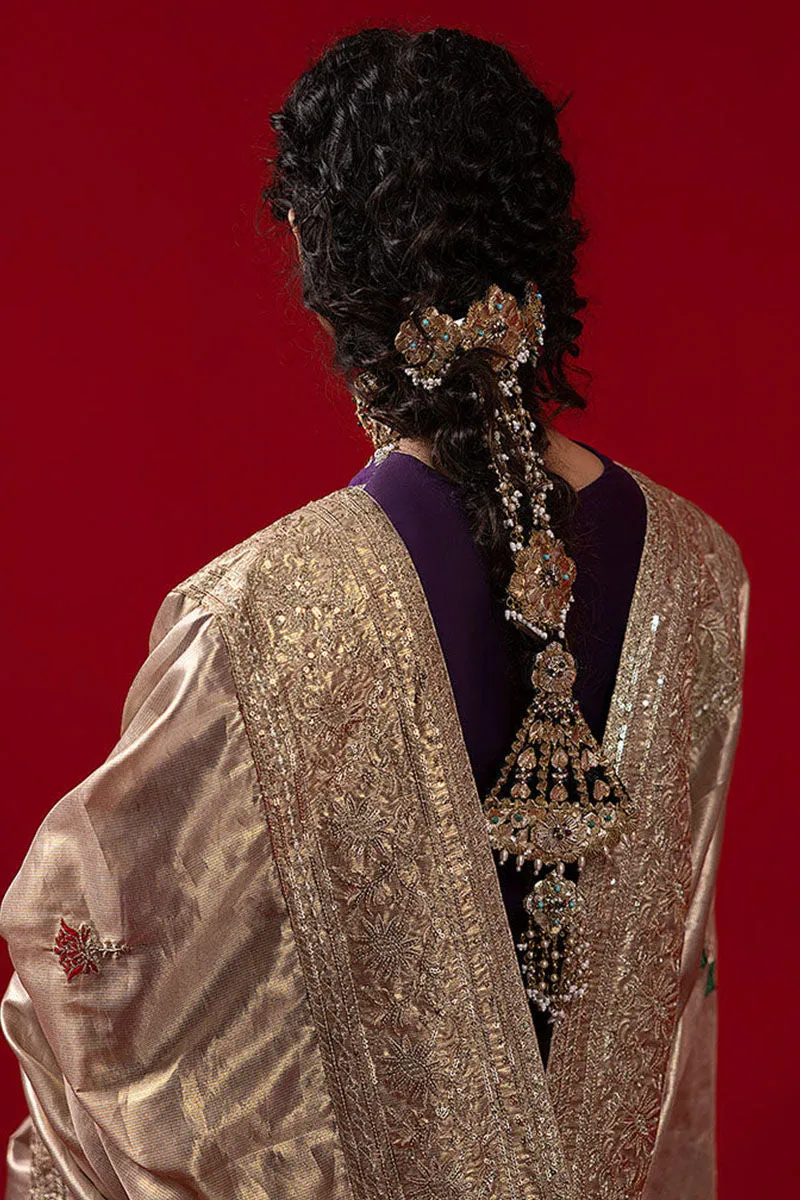 Violet Sharara Kameez for Pakistani Wedding Dresses