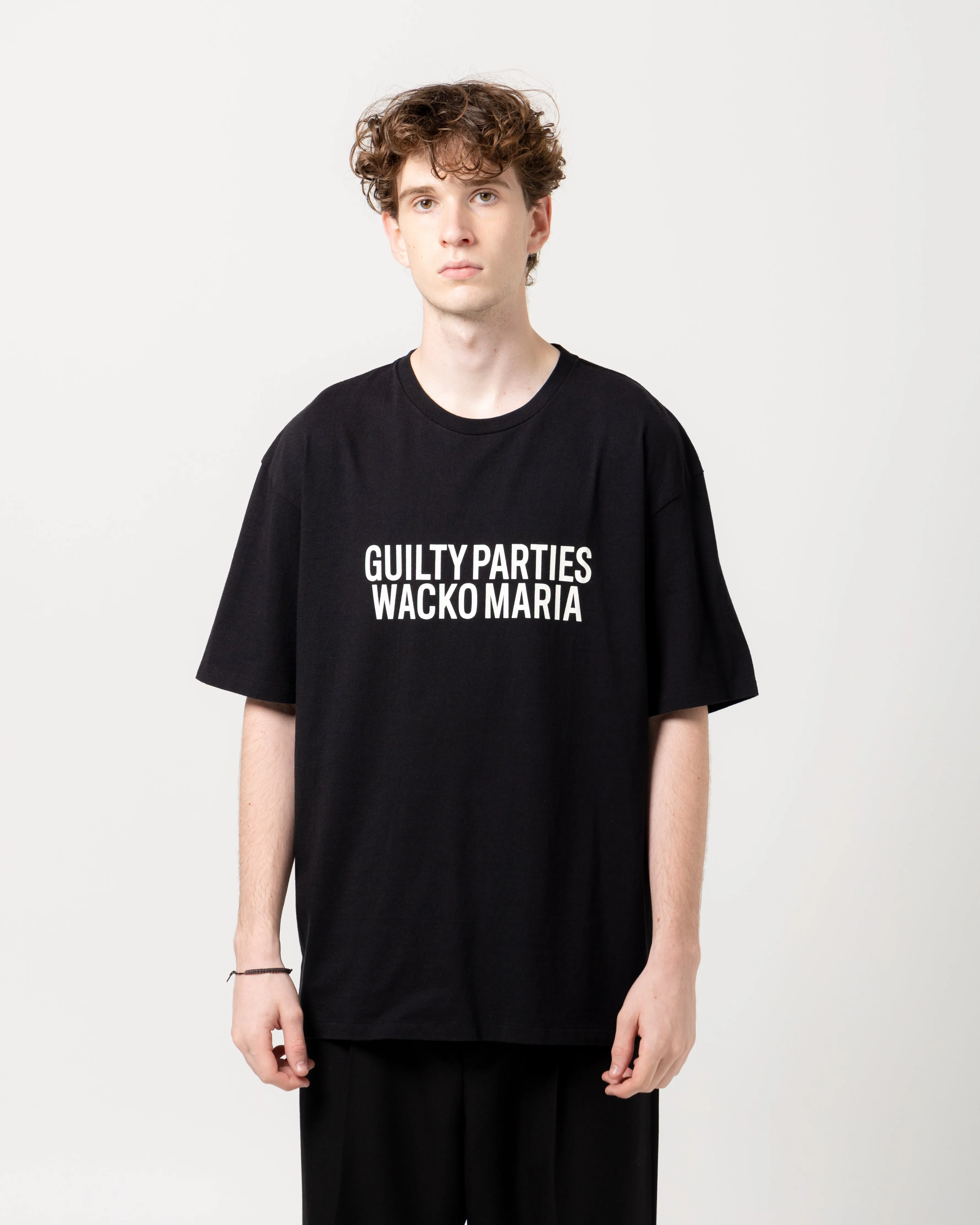 Washed Heavy Weight Crewneck Tee | Black