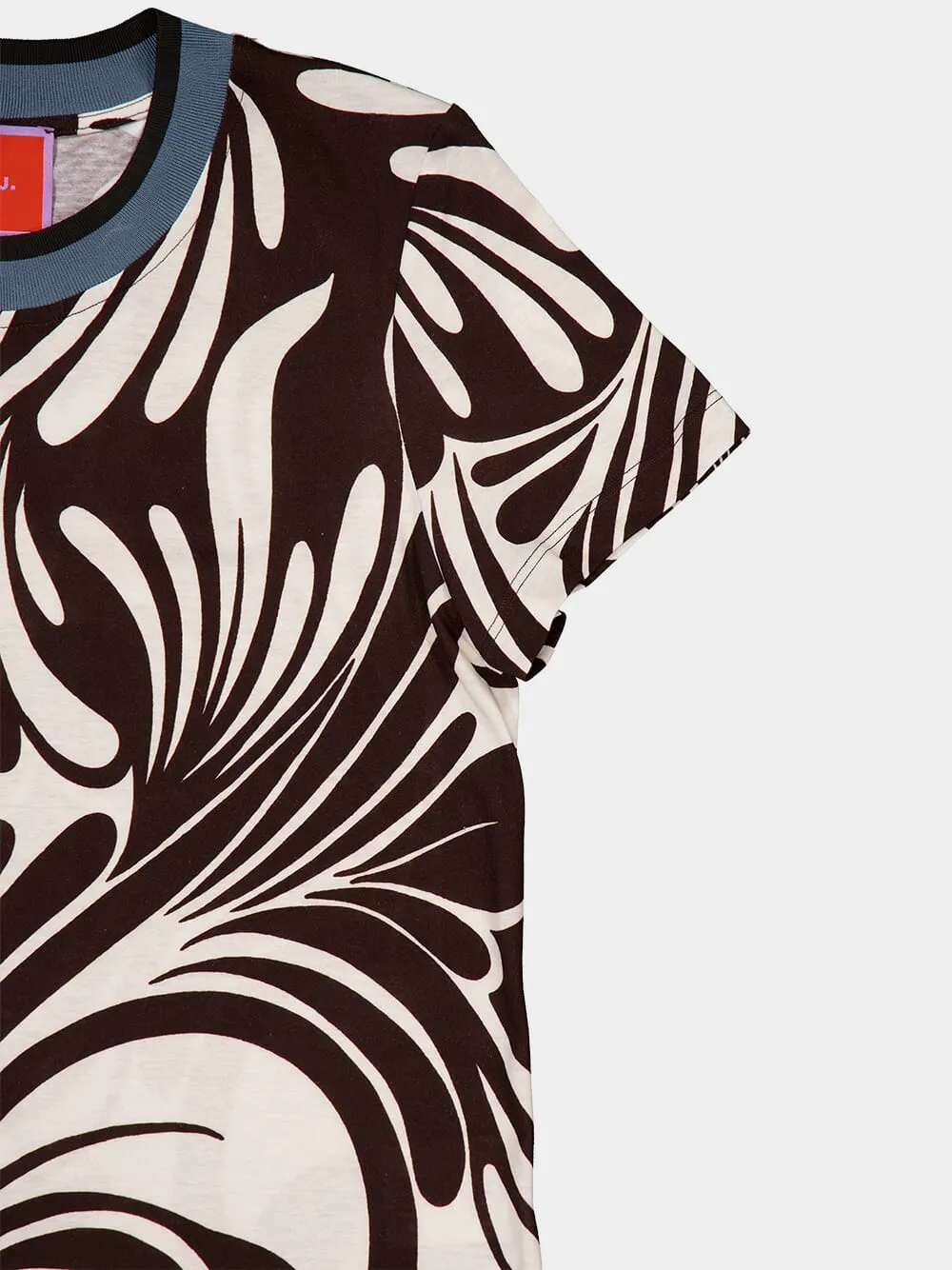Watermarble Cotton Swing Dress