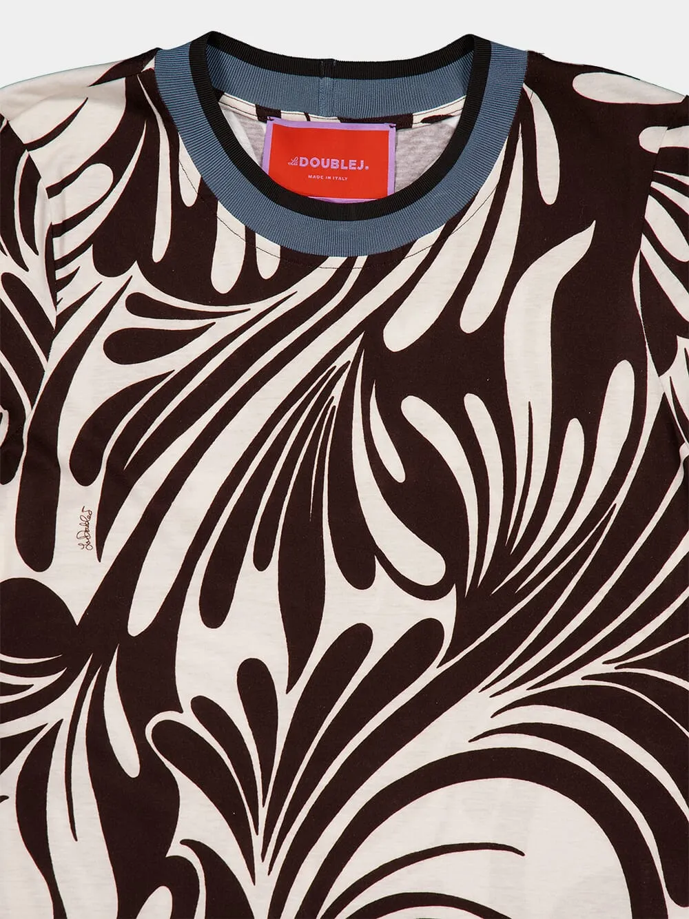 Watermarble Cotton Swing Dress