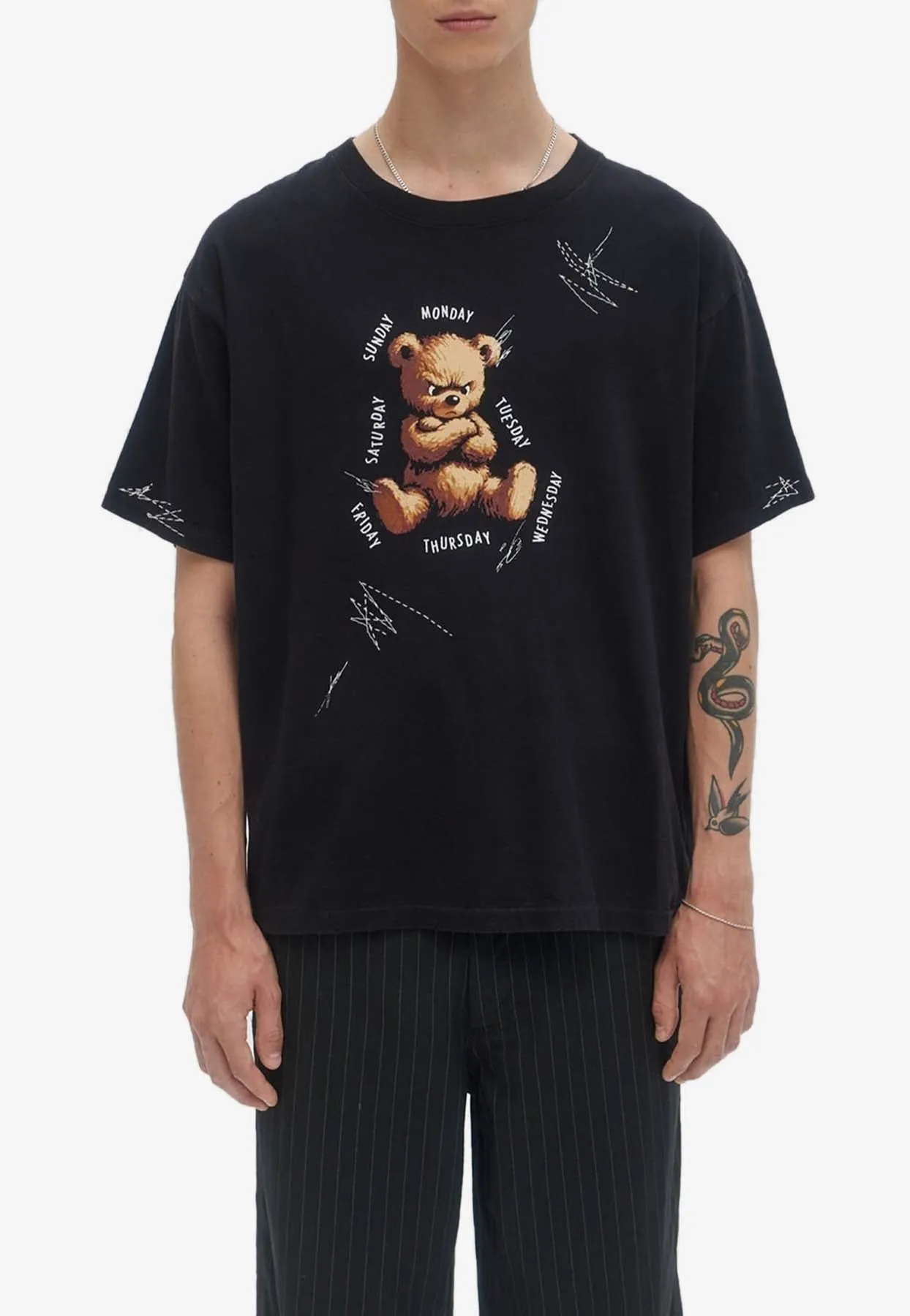 Weekdays Printed T-shirt