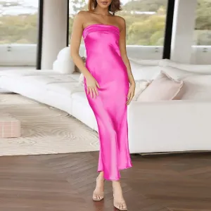 Winifred - Tube top backless sexy dress