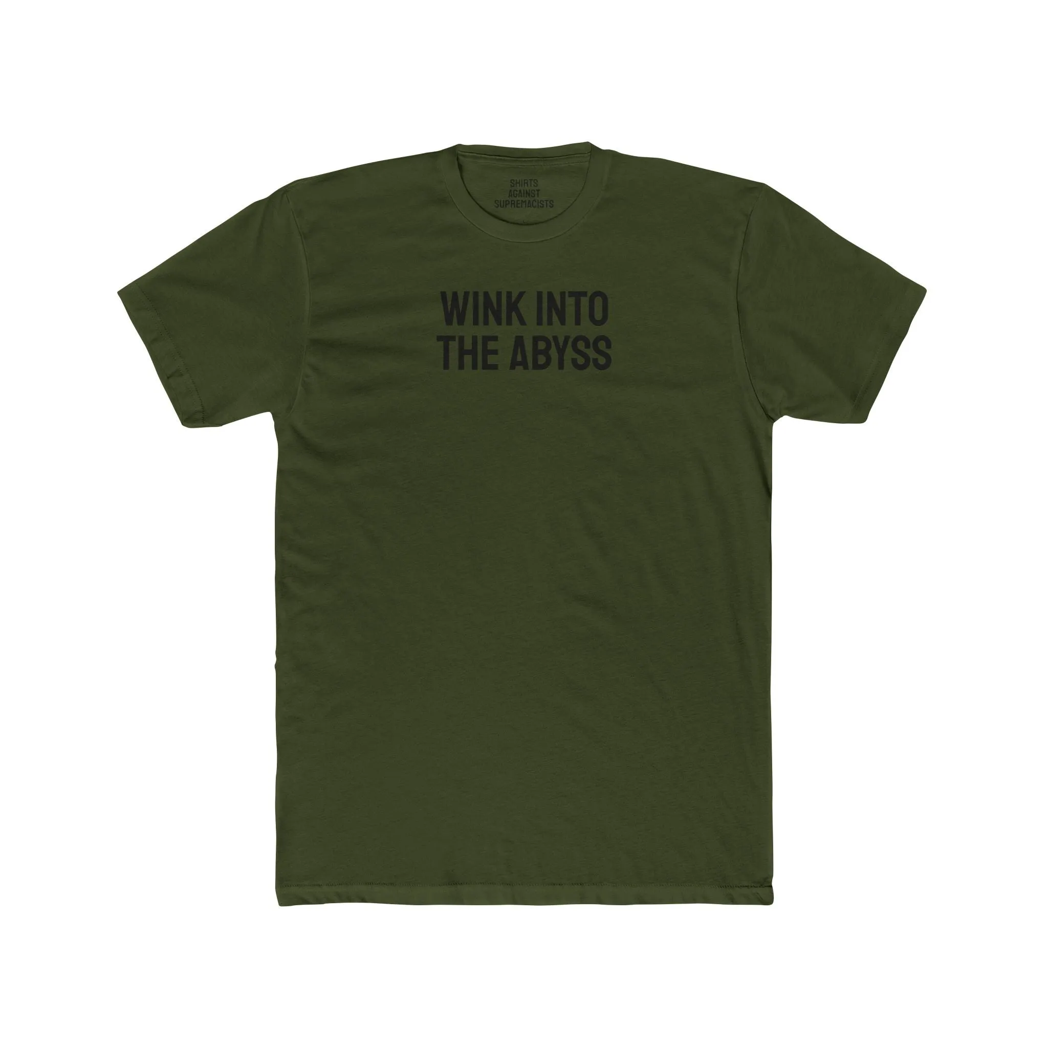 Wink Into The Abyss - Unisex Cotton Crew Tee