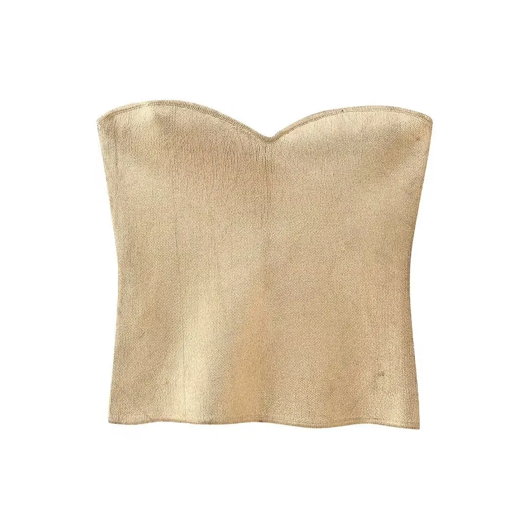 Women Fashion Solid Backless Zipper Sexy Tank Tops Woman Sleeveless Female Chic Corset Camis Streetwear