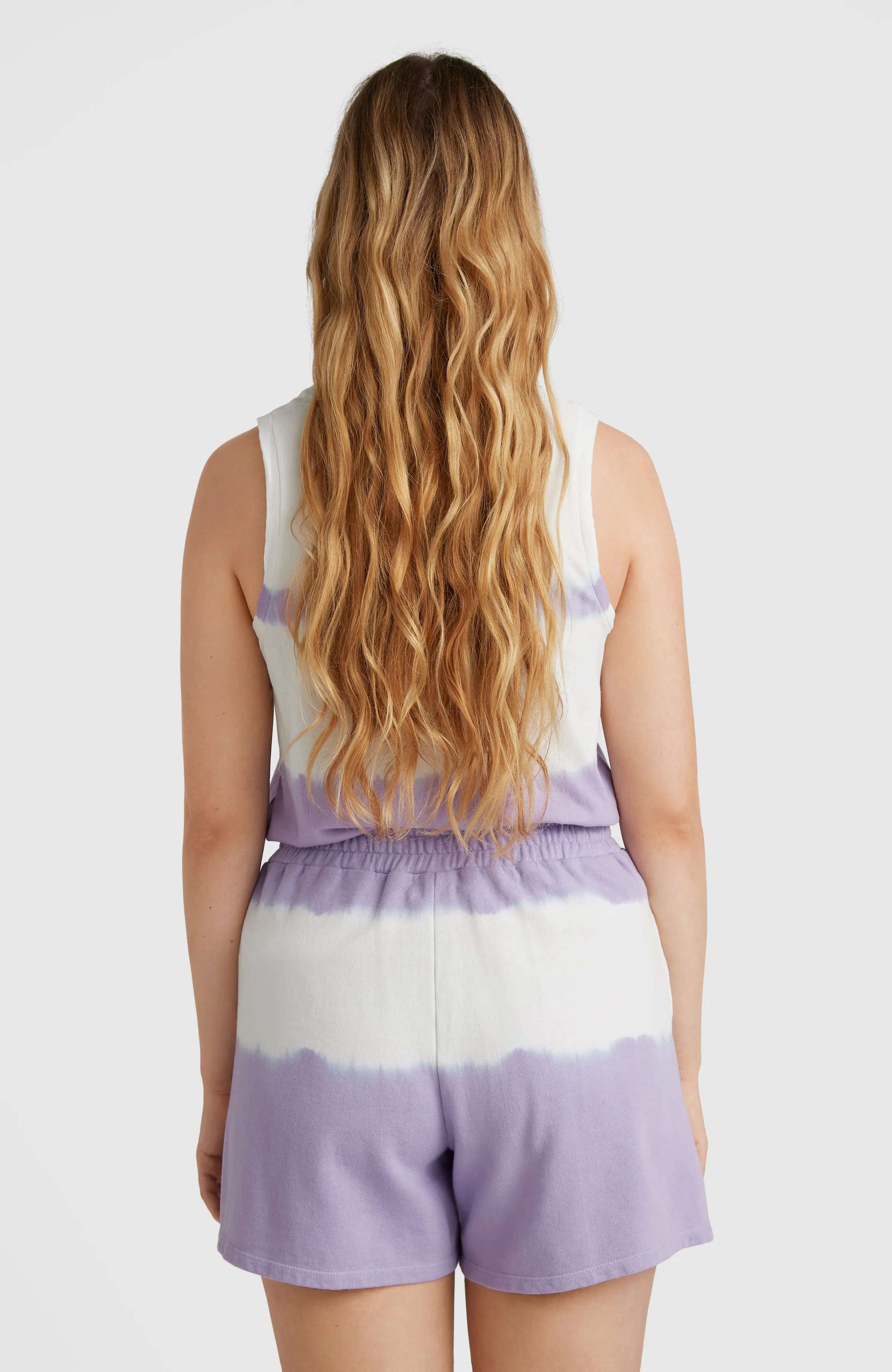 Women Of The Wave High Waist Shorts | Purple Tie Dye