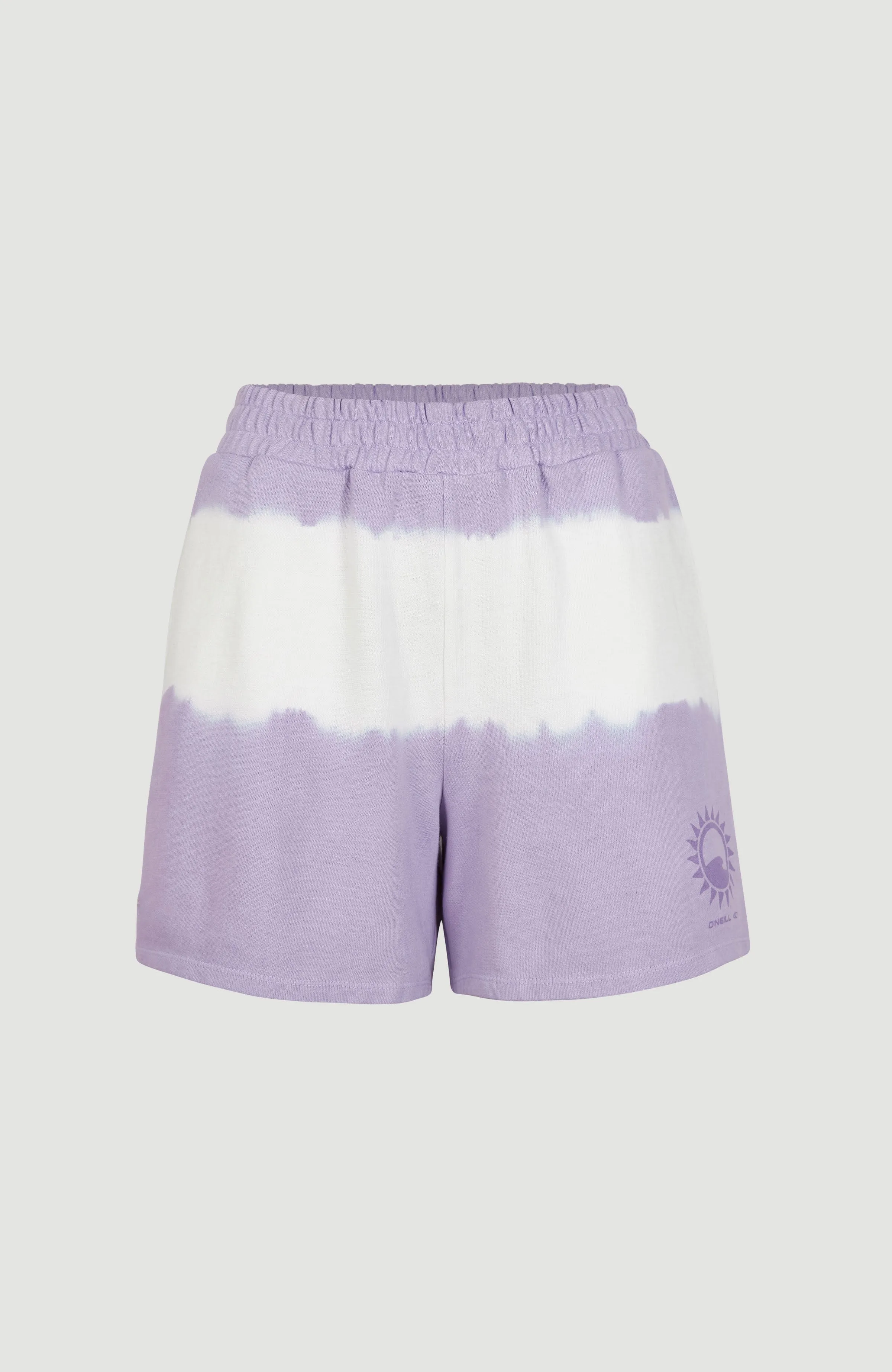Women Of The Wave High Waist Shorts | Purple Tie Dye