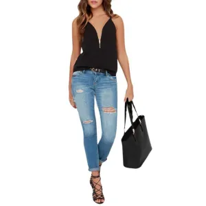 Women Vest Tank Black Tops Spaghetti Strap Sleeveless Cami Vest Shirt